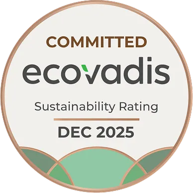 Badge EcoVadis Entreprise Engagée